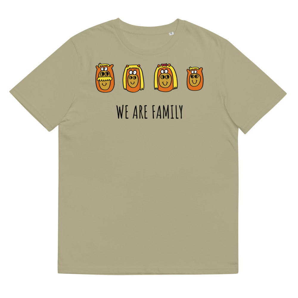 Family - Personalised unisex organic cotton t-shirt
