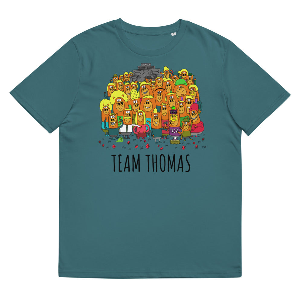 The Crew - Personalised unisex organic cotton t-shirt