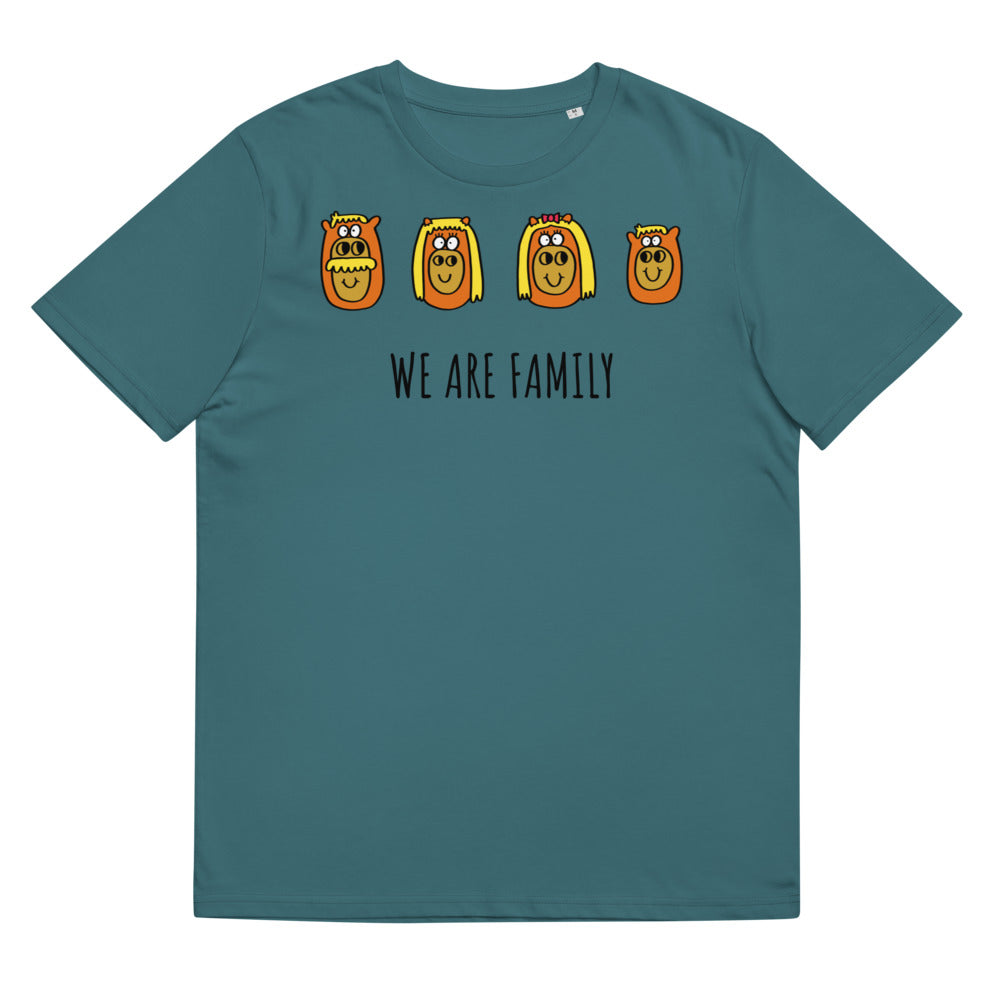 Family - Personalised unisex organic cotton t-shirt