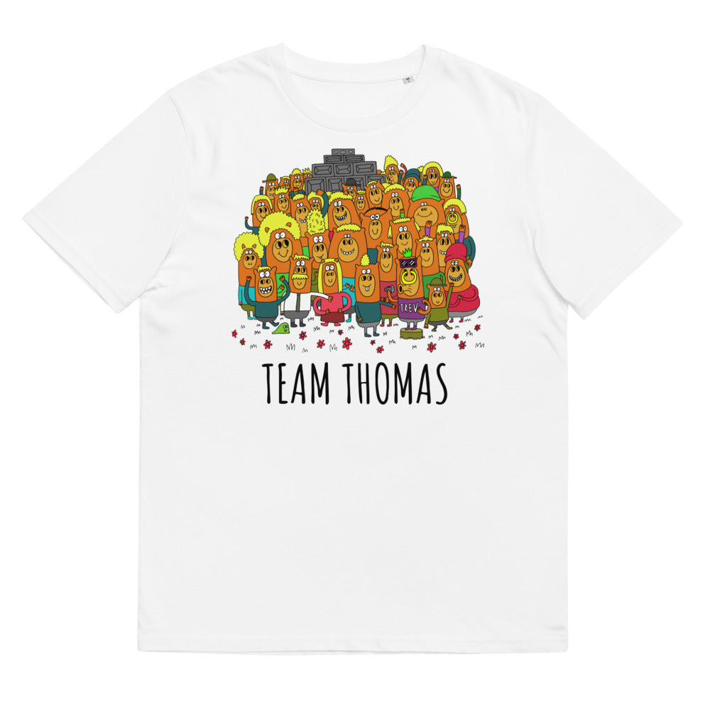 The Crew - Personalised unisex organic cotton t-shirt