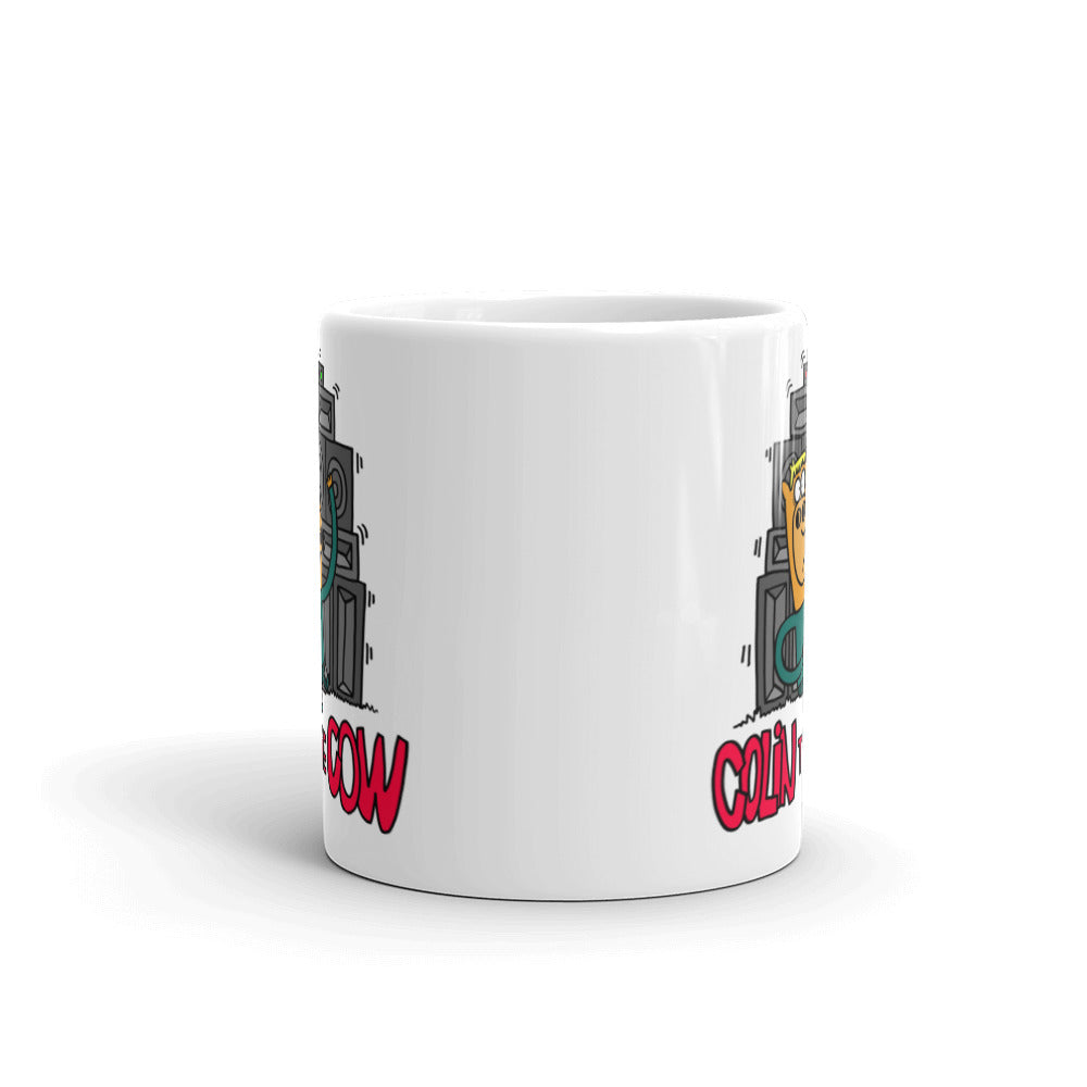 Colin Dancing - White glossy mug