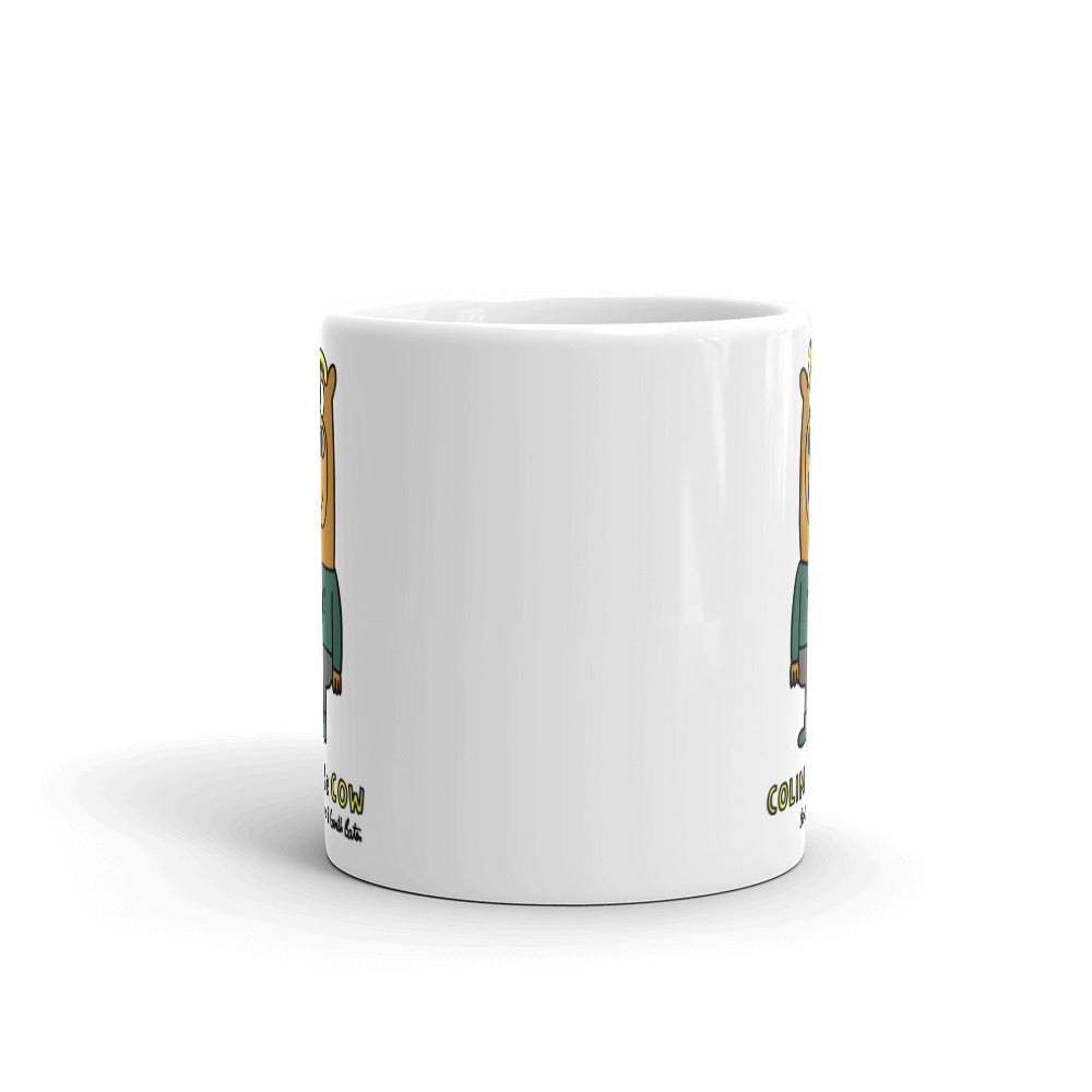 Colin the Cow - White glossy mug