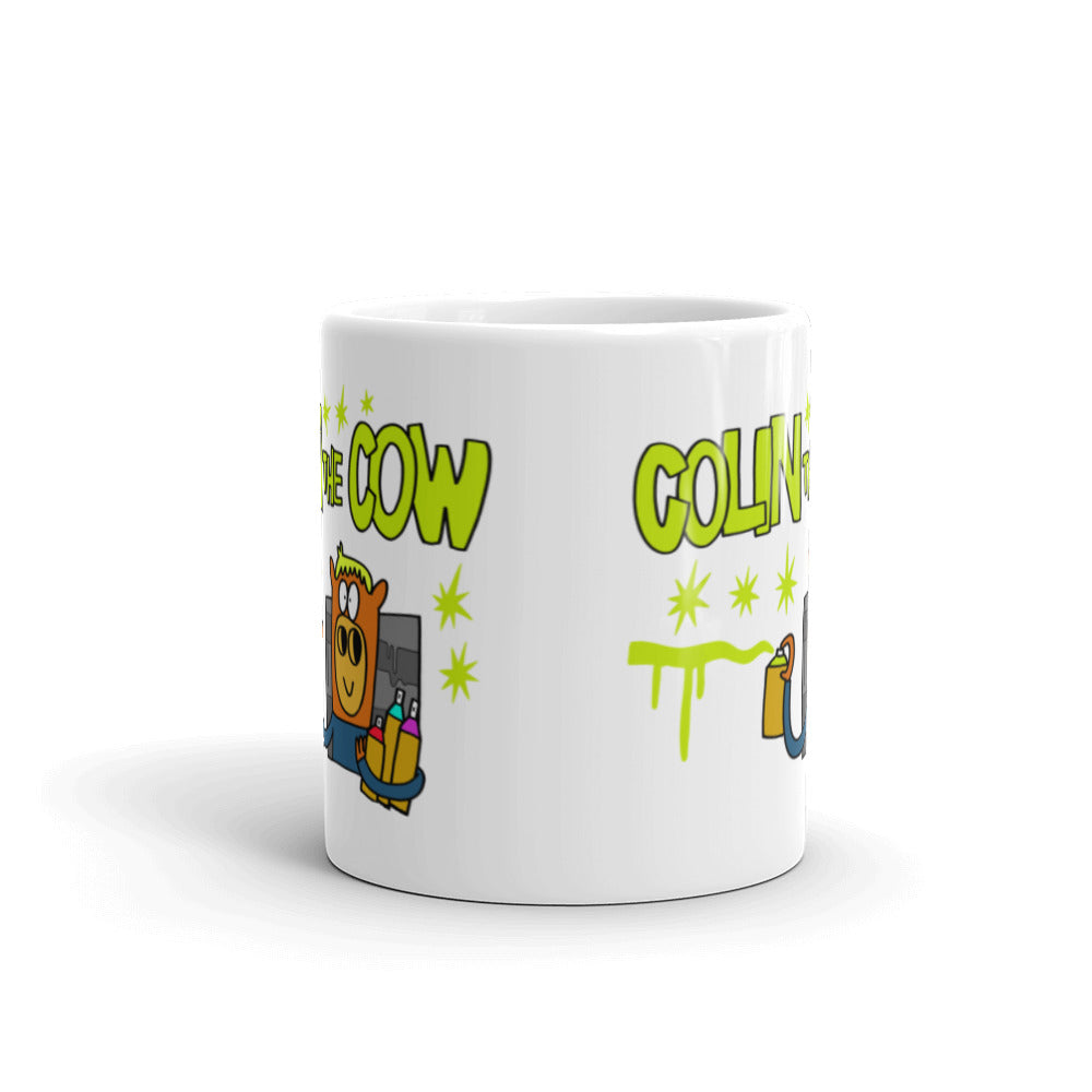 Graffiti - White glossy mug