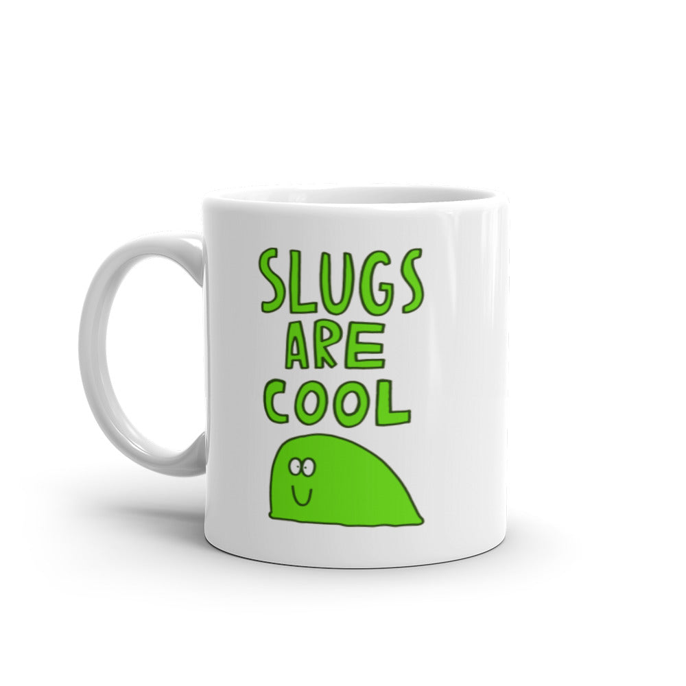 Dave the Slug - White glossy mug