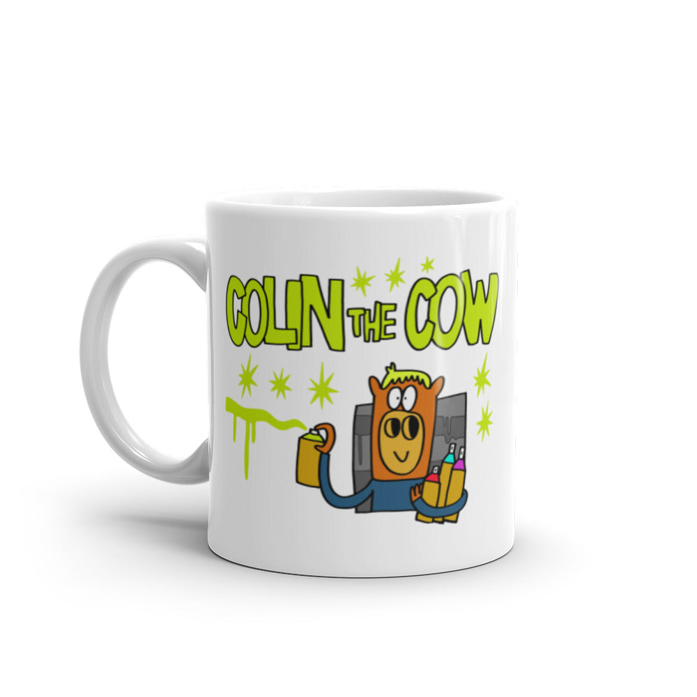 Graffiti - White glossy mug