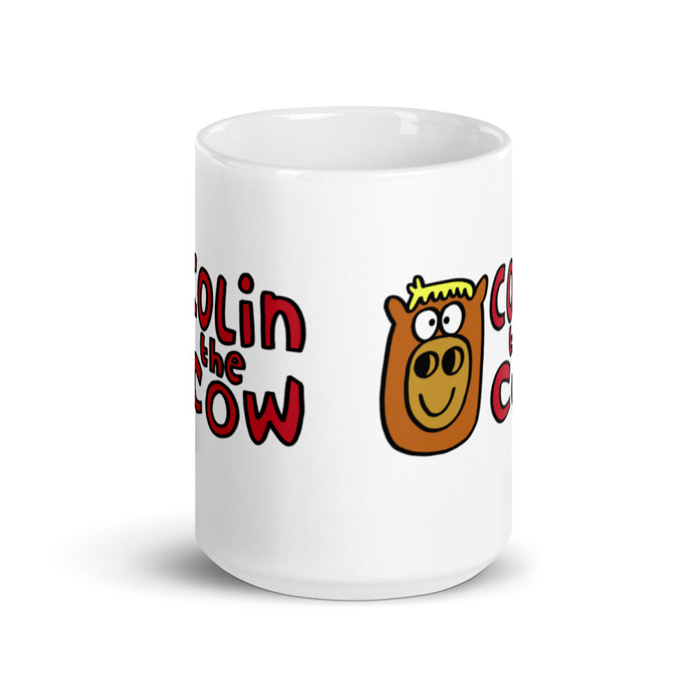 Colin's Logo - White glossy mug