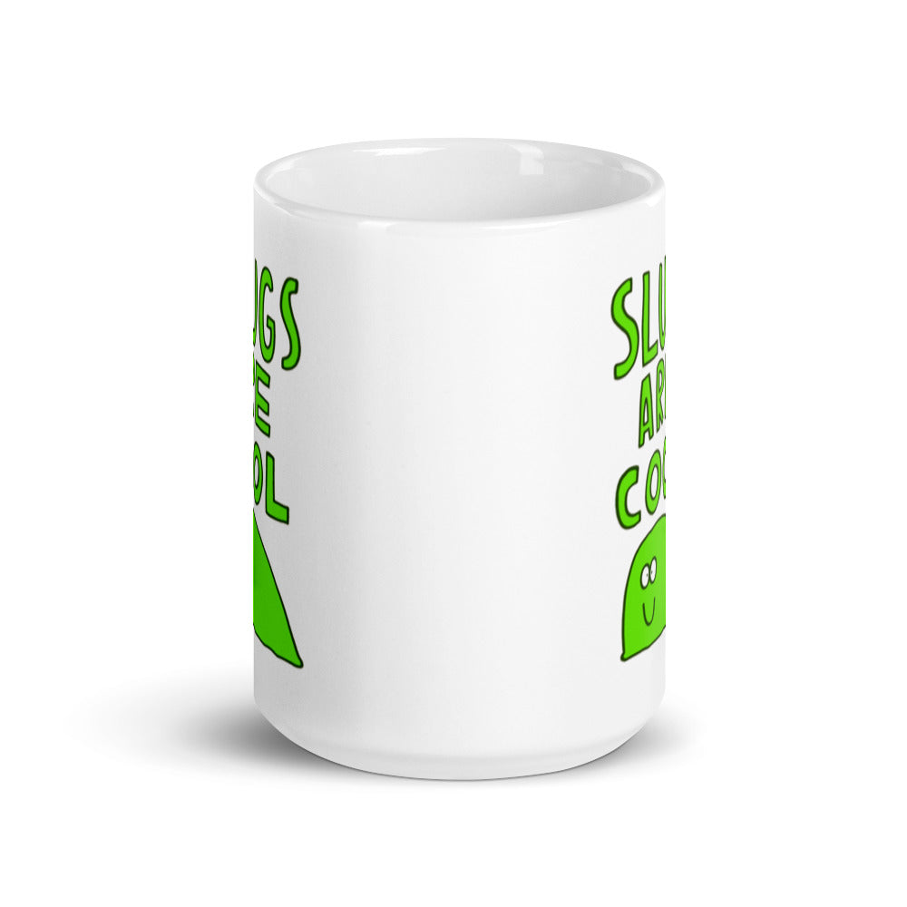 Dave the Slug - White glossy mug