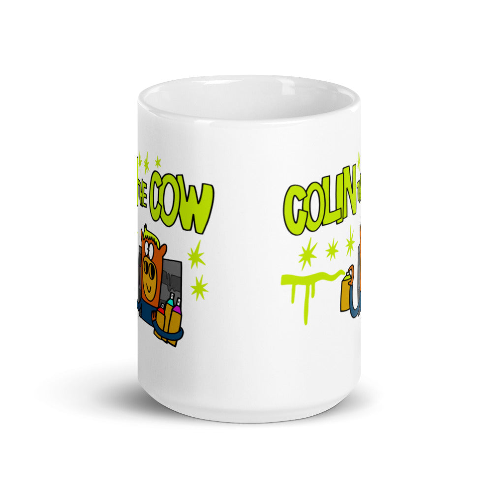 Graffiti - White glossy mug