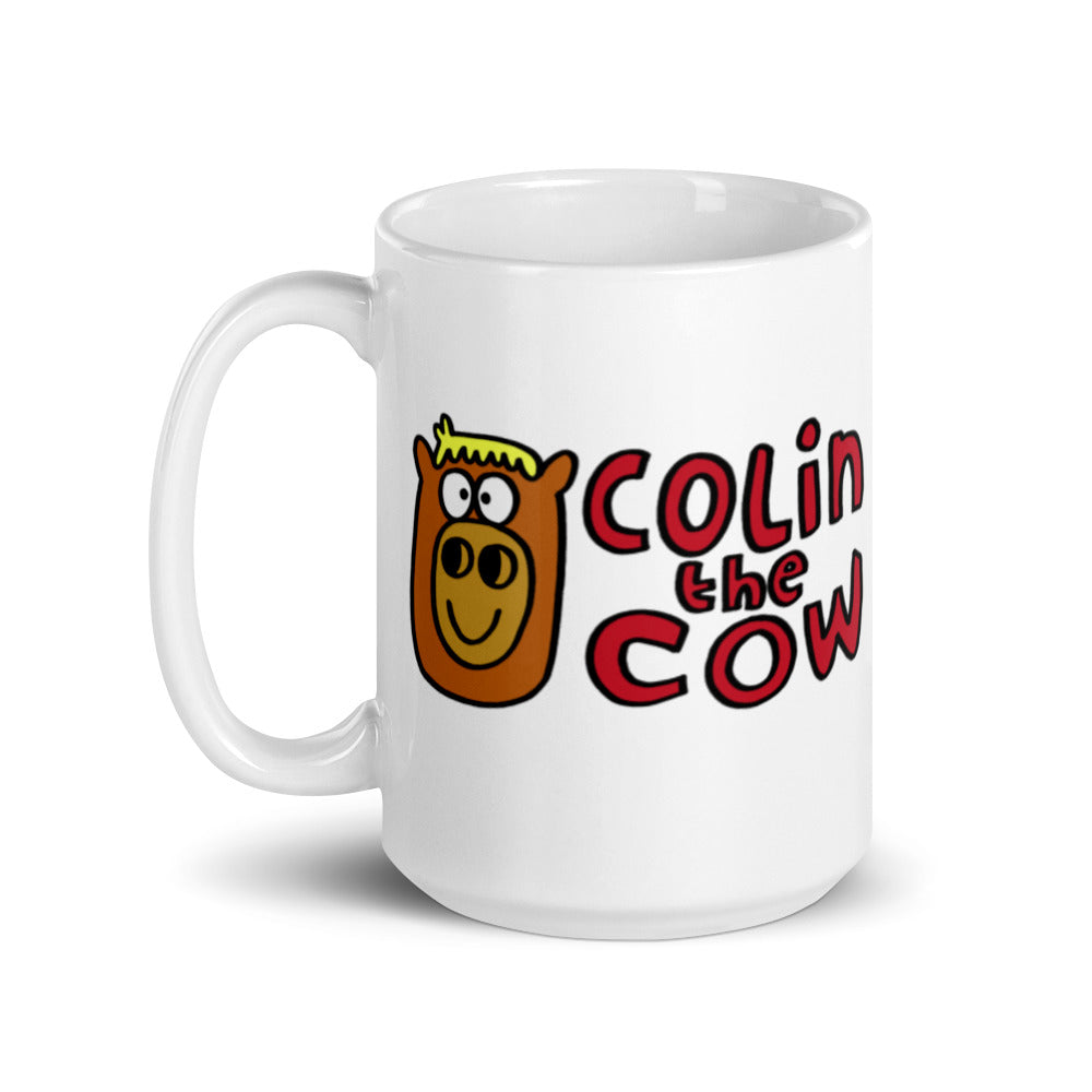 Colin's Logo - White glossy mug