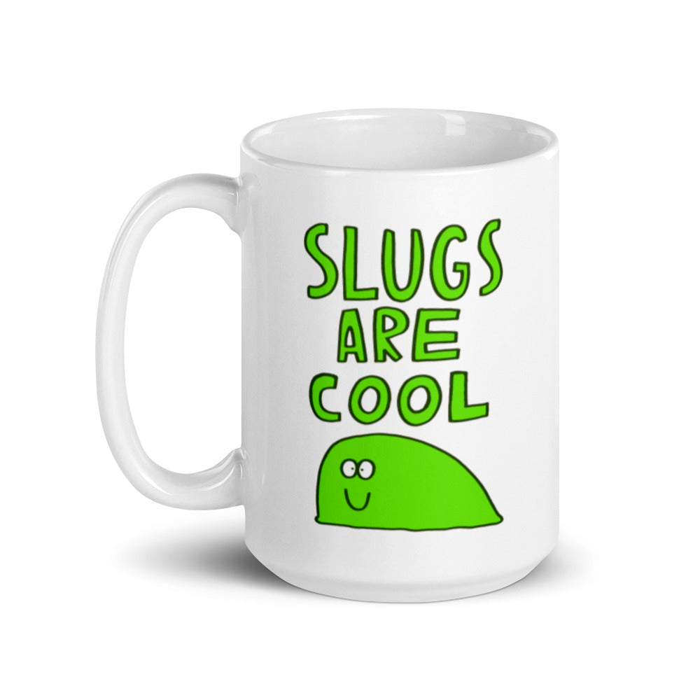 Dave the Slug - White glossy mug
