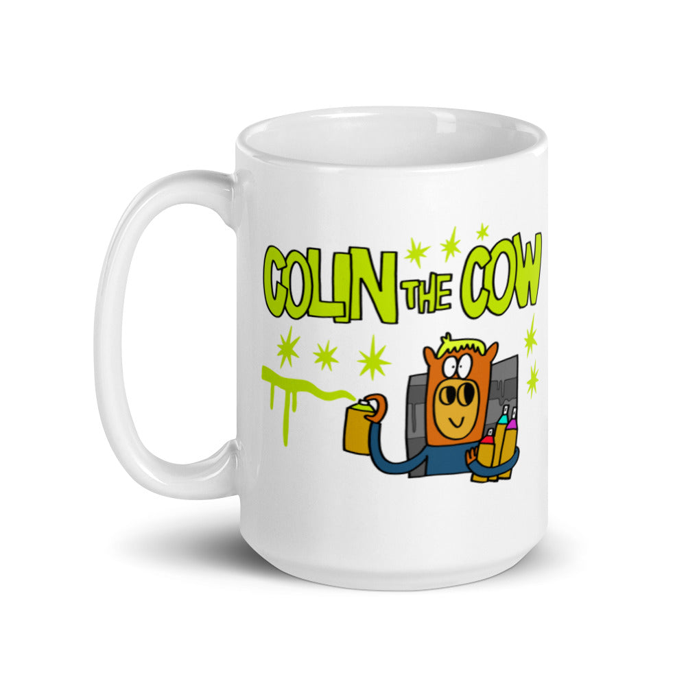 Graffiti - White glossy mug