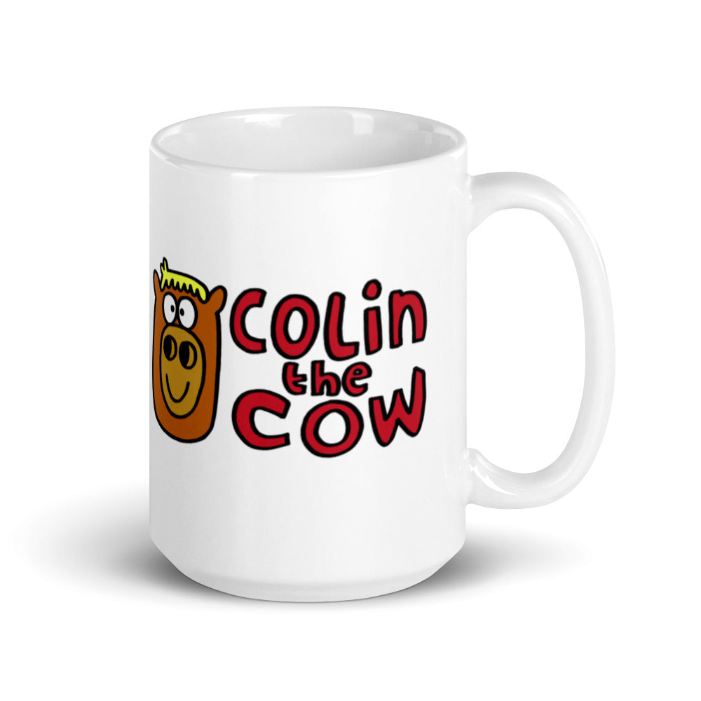 Colin's Logo - White glossy mug