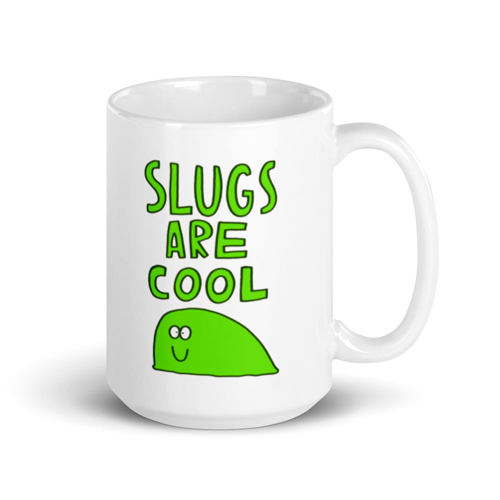 Dave the Slug - White glossy mug