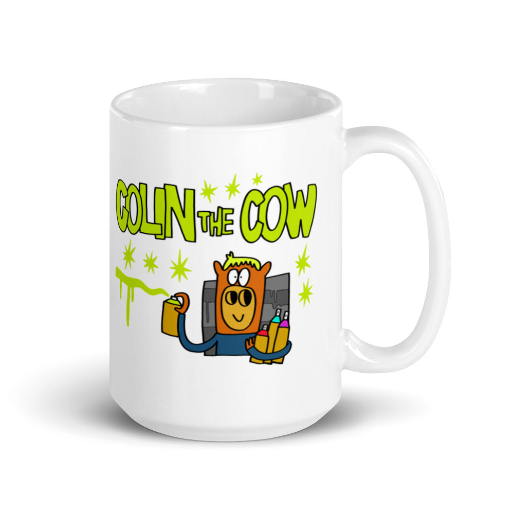 Graffiti - White glossy mug
