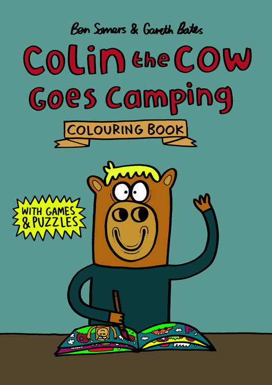 Colouring Book - Colin the Cow Goes Camping - e-book (PDF)