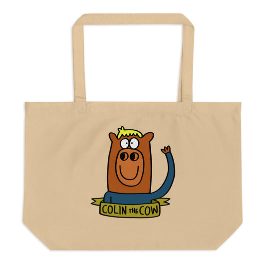 Colin Waving - Large organic tote bag