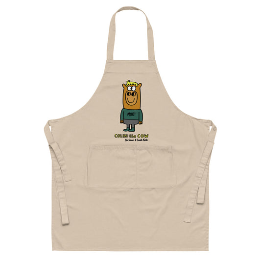 Colin the Cow - One size - Organic cotton apron