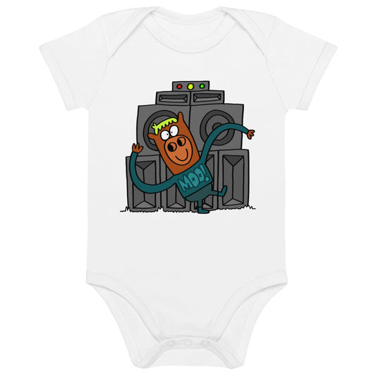 Wobble Dancing - Organic cotton baby bodysuit