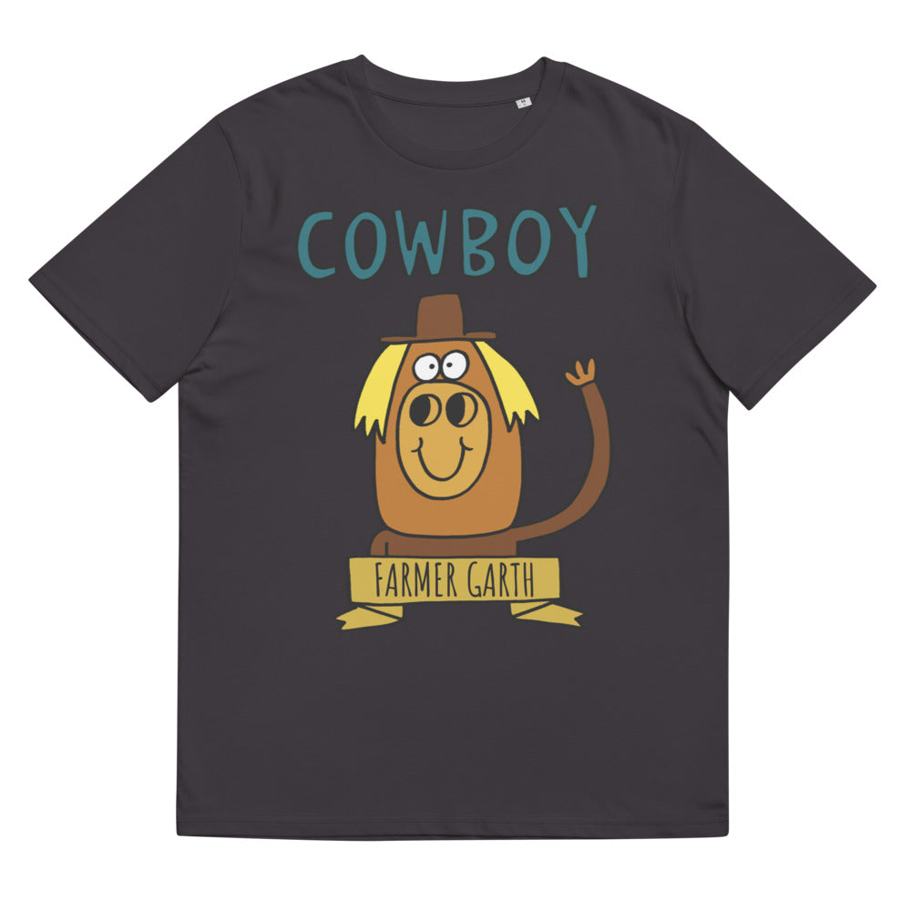 Cowboy - Personalised unisex organic cotton t-shirt