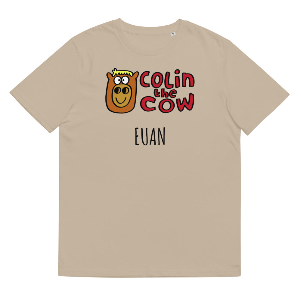 Colin's Logo - Personalised unisex organic cotton t-shirt