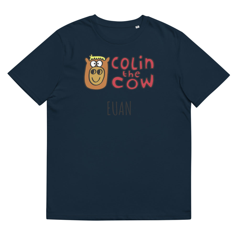 Colin's Logo - Personalised unisex organic cotton t-shirt