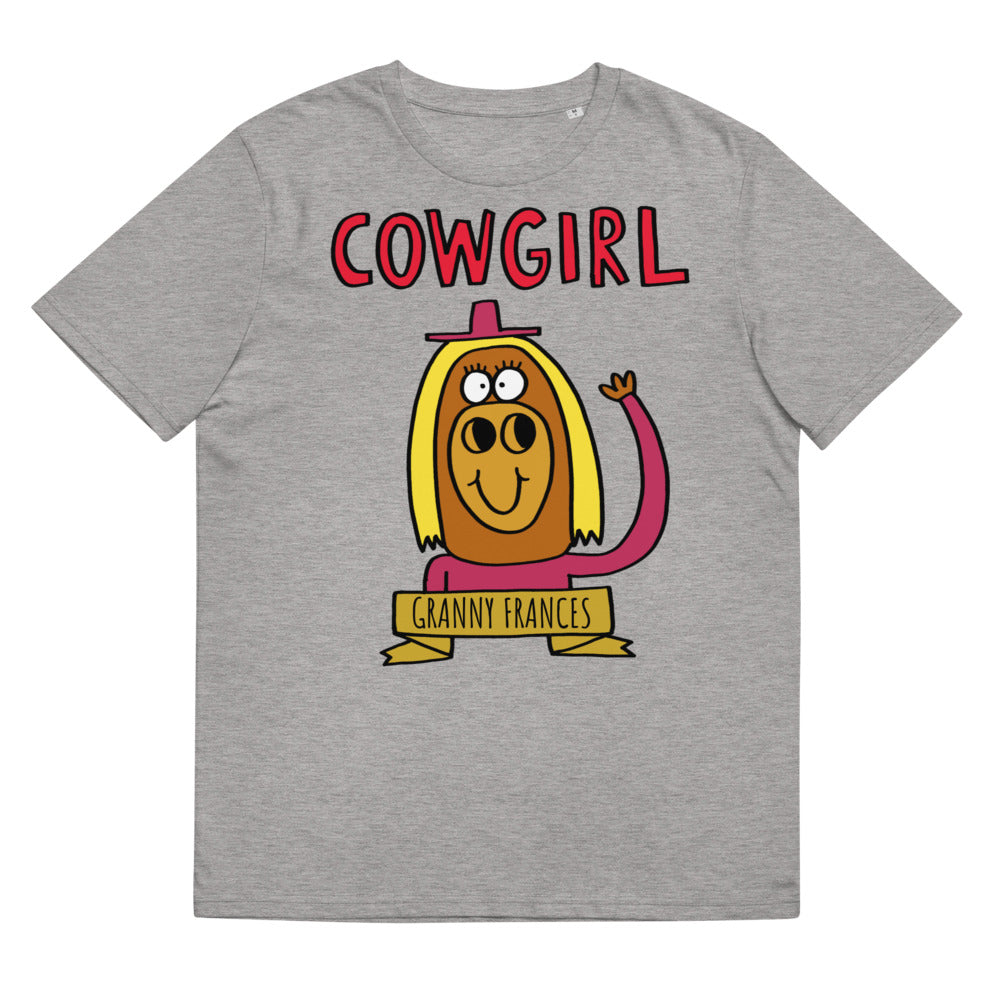 Cowgirl - Personalised unisex organic cotton t-shirt