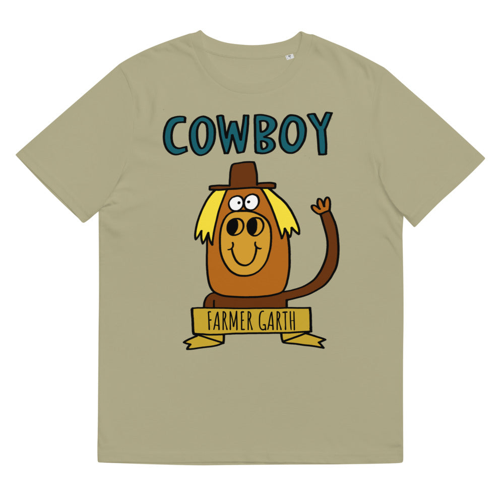 Cowboy - Personalised unisex organic cotton t-shirt