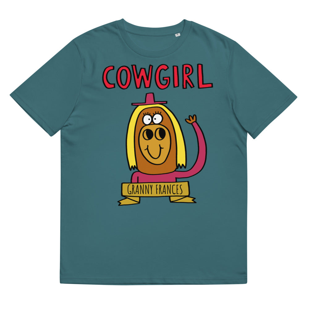 Cowgirl - Personalised unisex organic cotton t-shirt