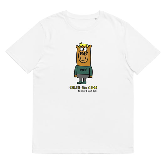 Colin the Cow - Unisex organic cotton t-shirt