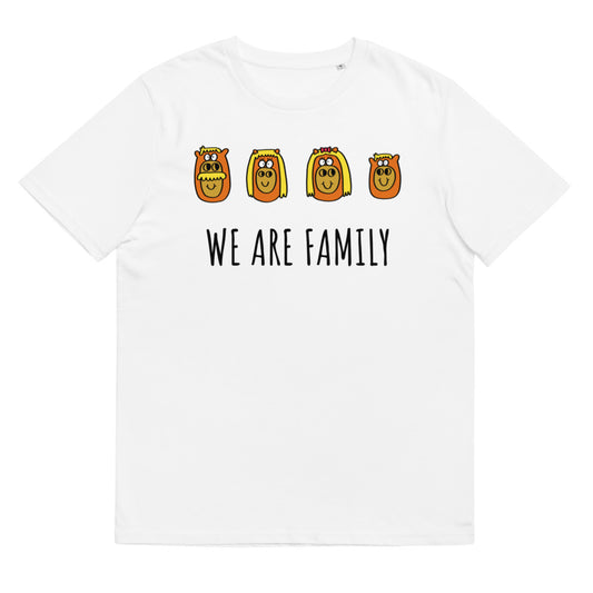 Family - Personalised unisex organic cotton t-shirt