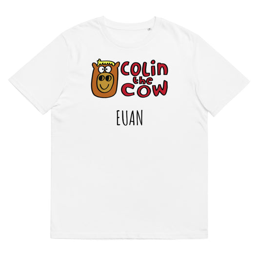 Colin's Logo - Personalised unisex organic cotton t-shirt