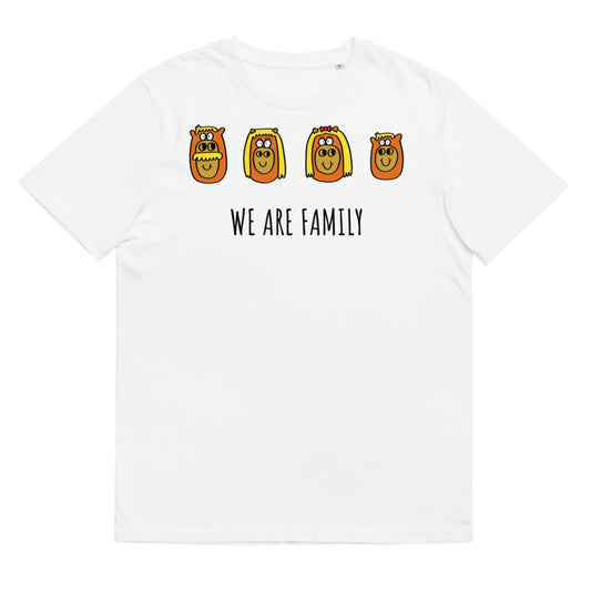 Family - Personalised unisex organic cotton t-shirt