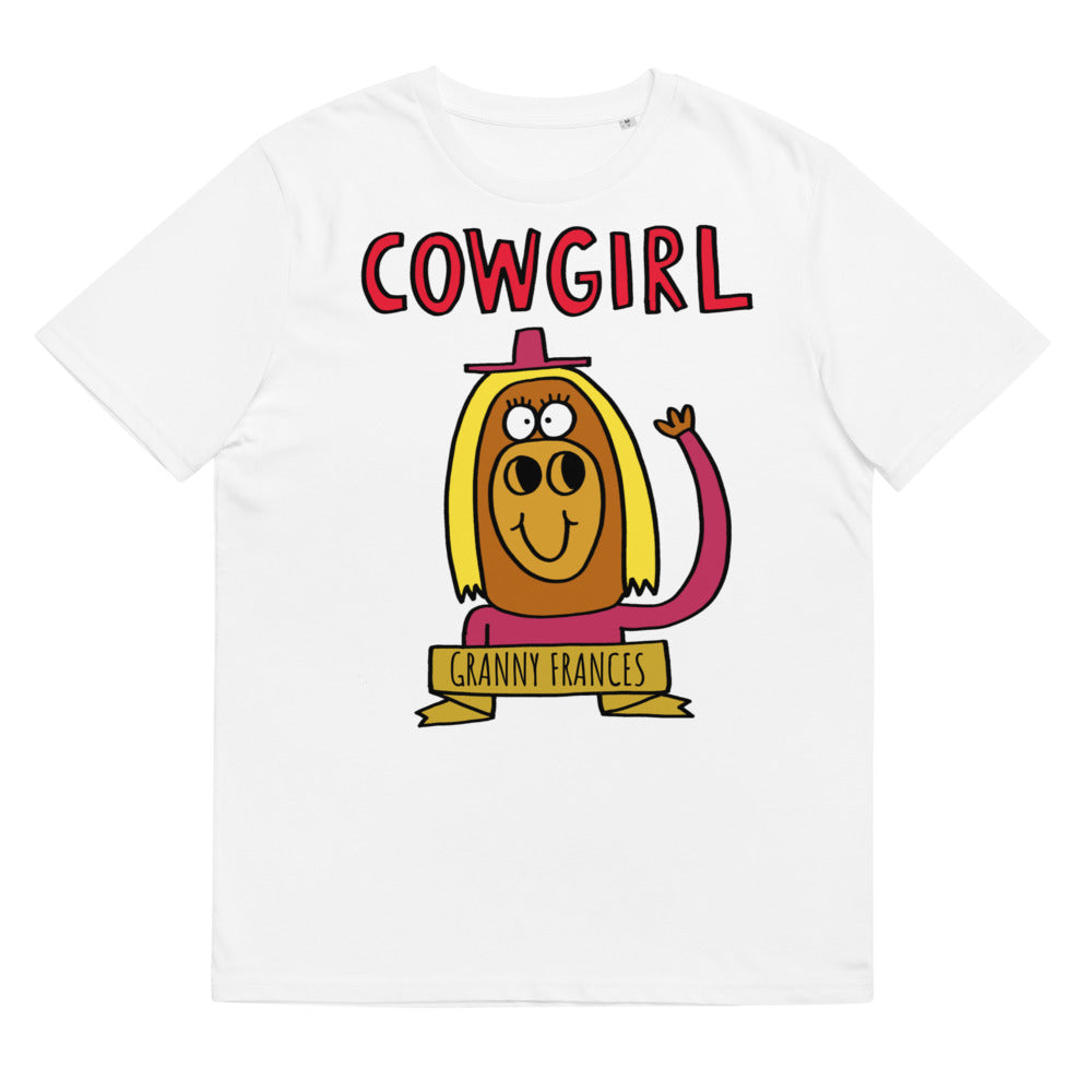 Cowgirl - Personalised unisex organic cotton t-shirt