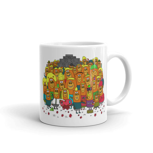 The Crew - White glossy mug