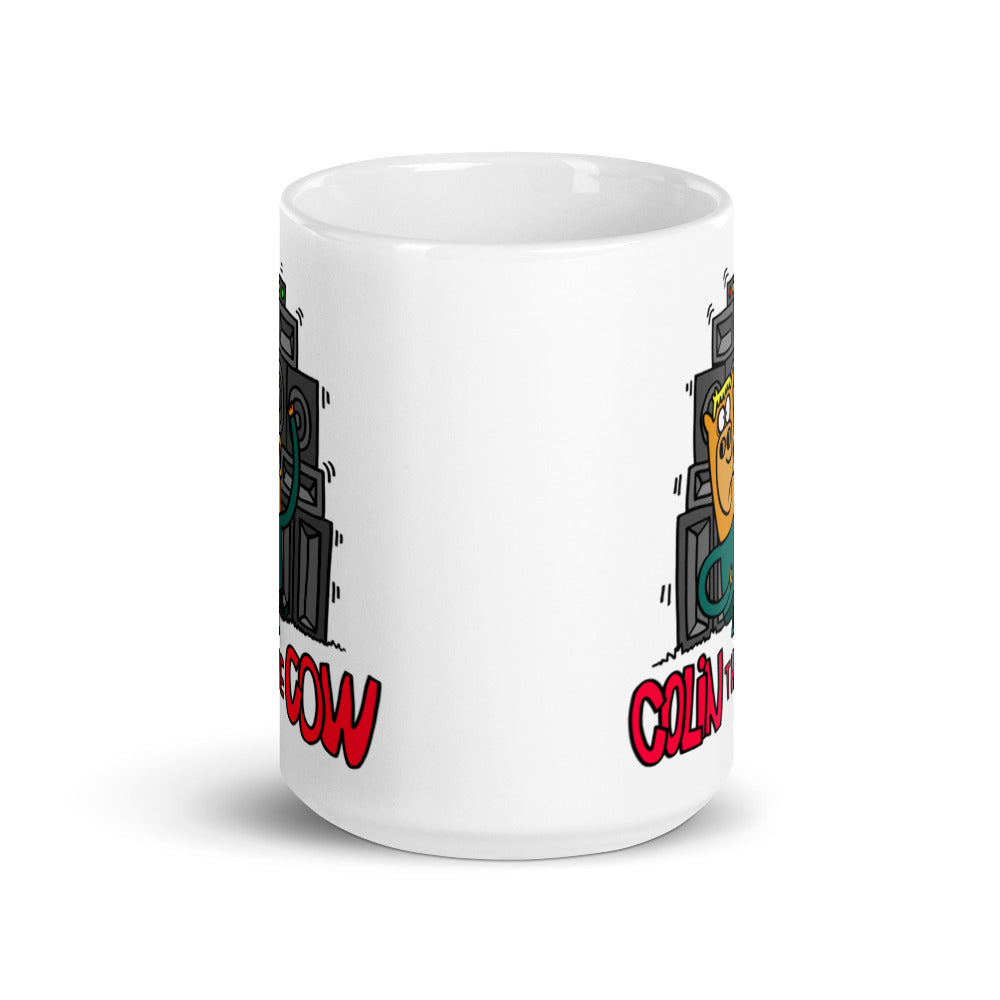 Colin Dancing - White glossy mug