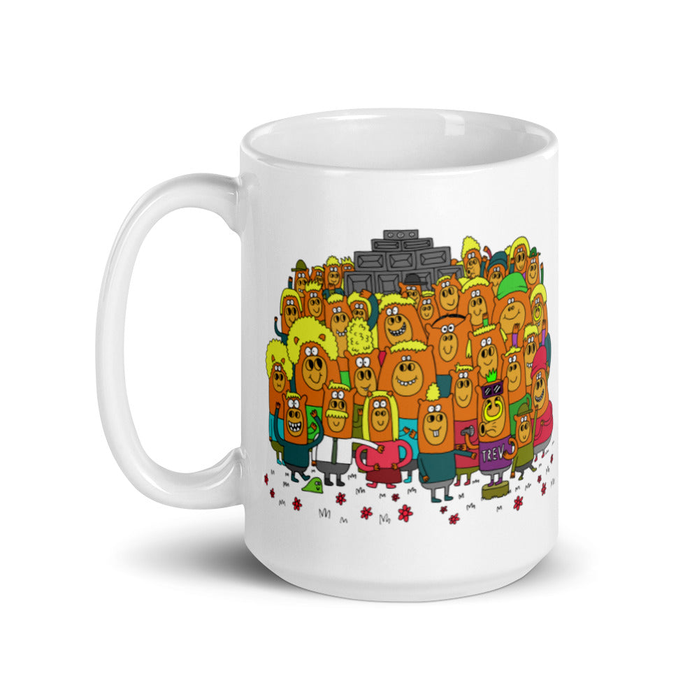 The Crew - White glossy mug