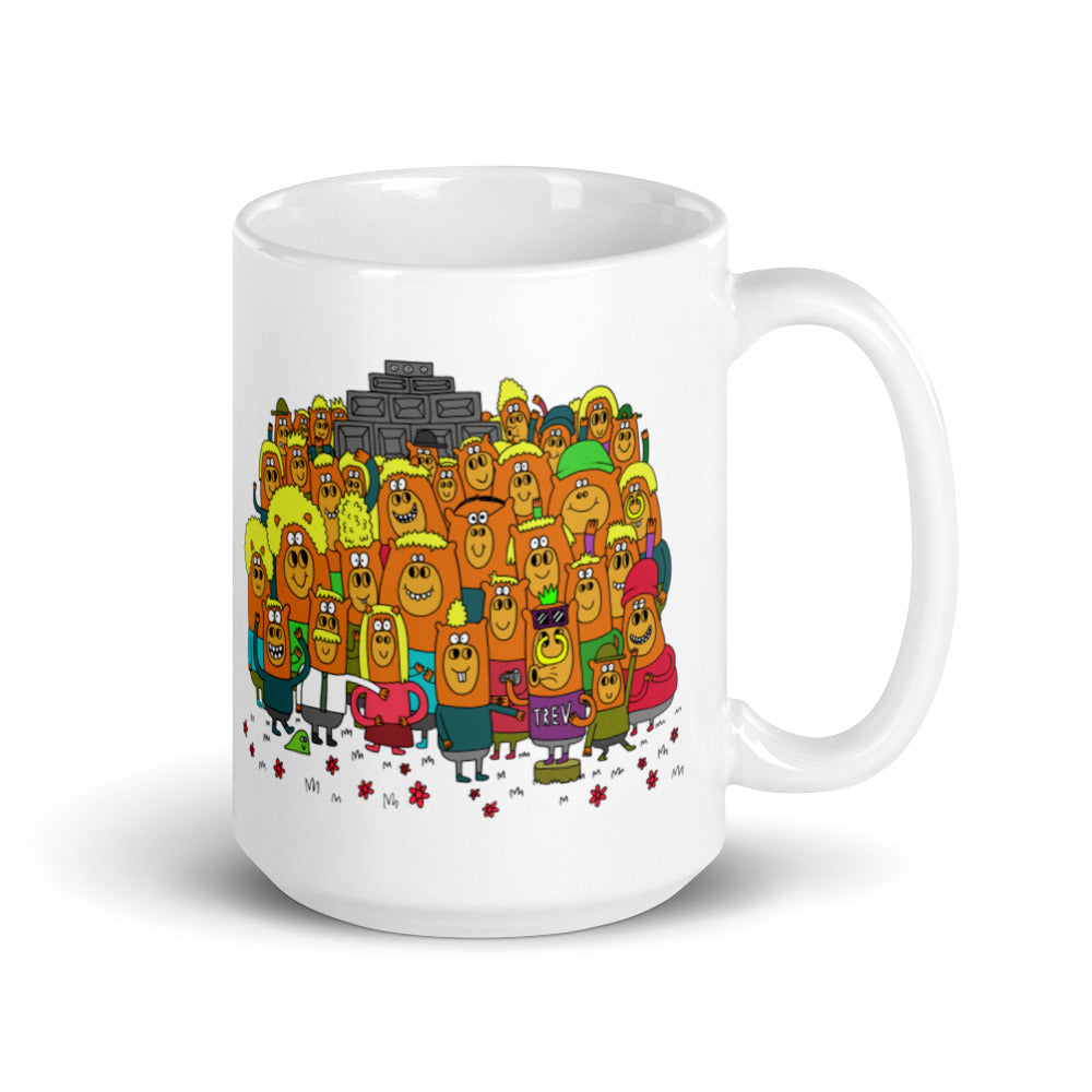 The Crew - White glossy mug